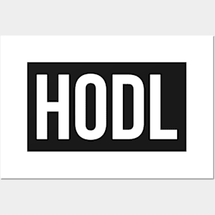 HODL Posters and Art